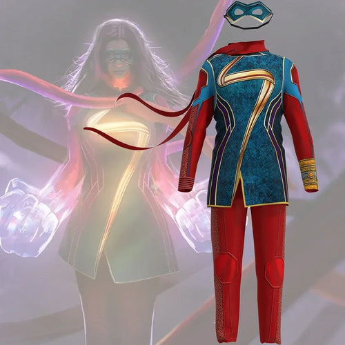 Kombinezon cosplayowy Ms. Marvel – Kamala Khan