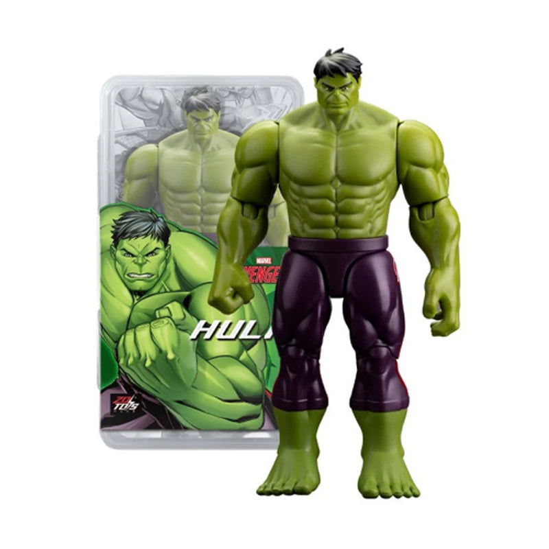 Zestaw Avengers - kolekcja wielu postaci: Iron Man, Thor, Hulk, Spider-Man 18 cm
