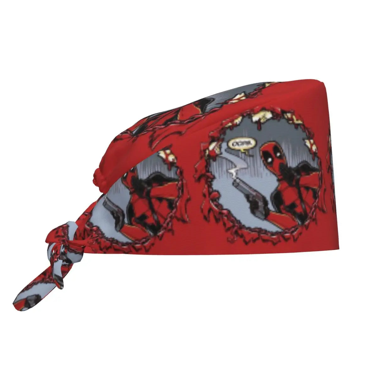 Bandana Deadpool – Czerwony komiksowy napis OOPS