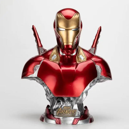 Podświetlany popiersie z żywicy Iron Man MK85 – nanodopalacze