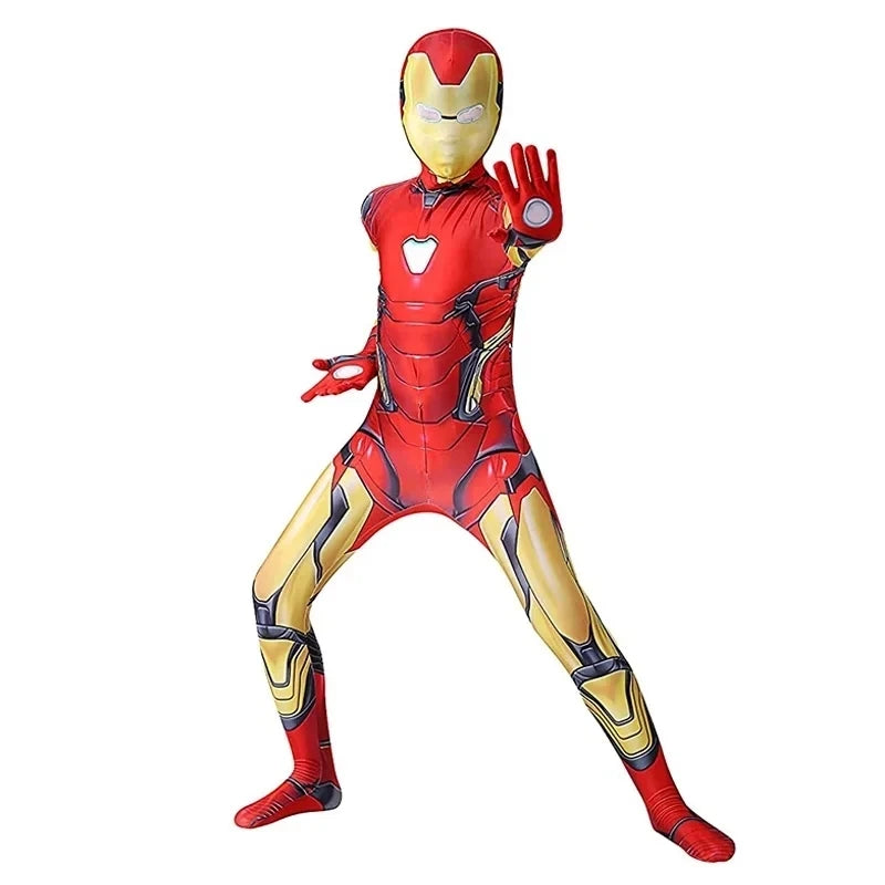 Dziecięcy kostium cosplay Iron Man — kombinezon superbohatera