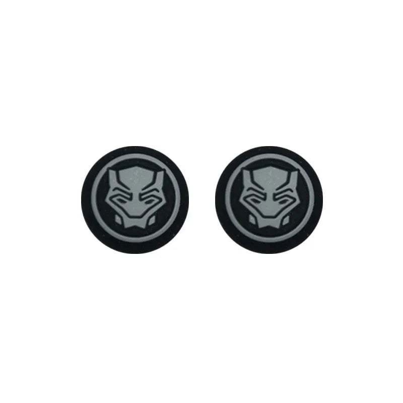 Nakładki na uchwyty kontrolera Black Panther – Czarno-szary duet
