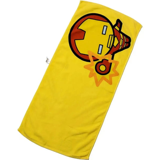Ręcznik dziecięcy Avengers Iron Man – żółta kreskówkowa twarz