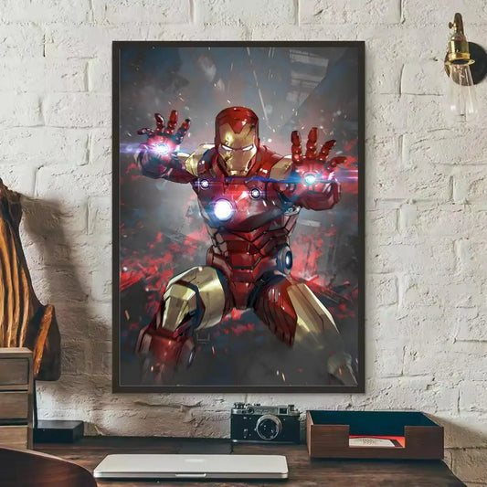 Naklejka Iron Man – finałowy pojedynek