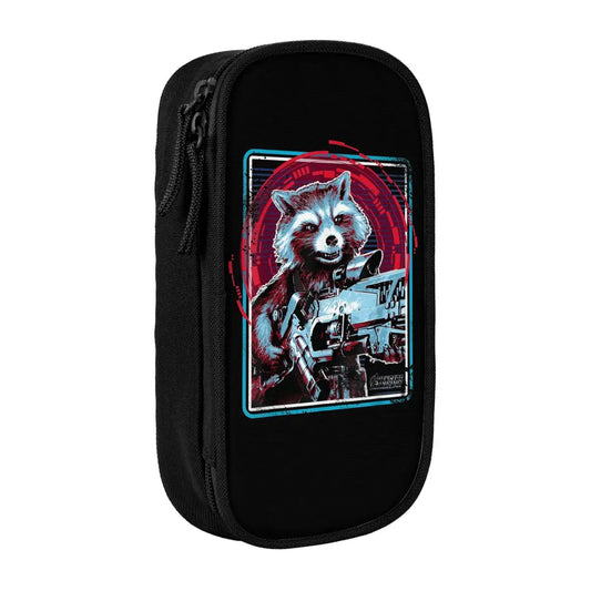 Piórnik Avengers Rocket Raccoon – Retro neonowy styl z karabinem