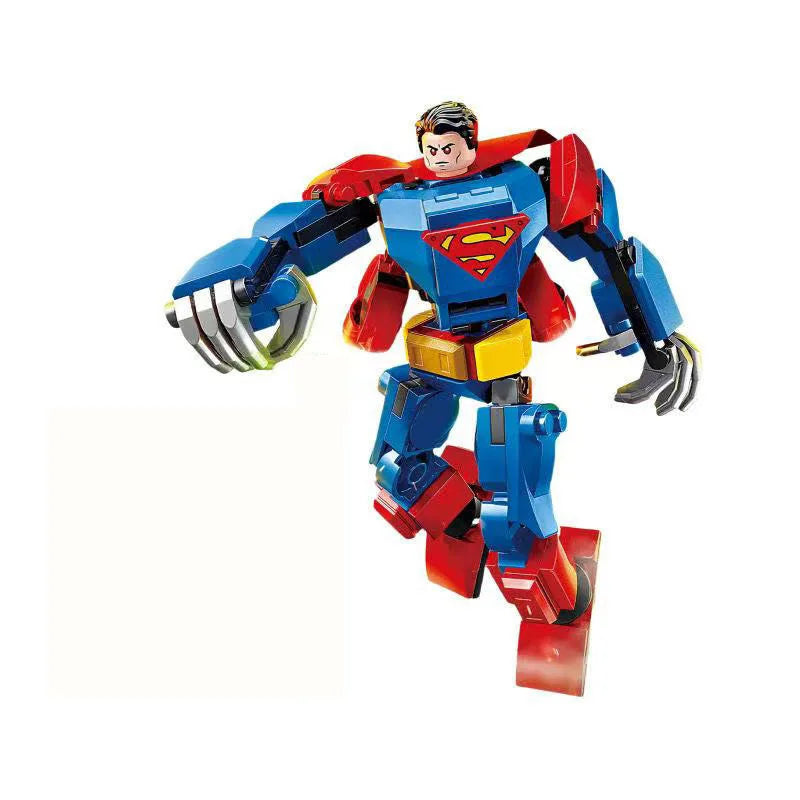 Zestaw klocków konstrukcyjnych Mecha Avengers – Captain America, Hulk, Wolverine, Thanos