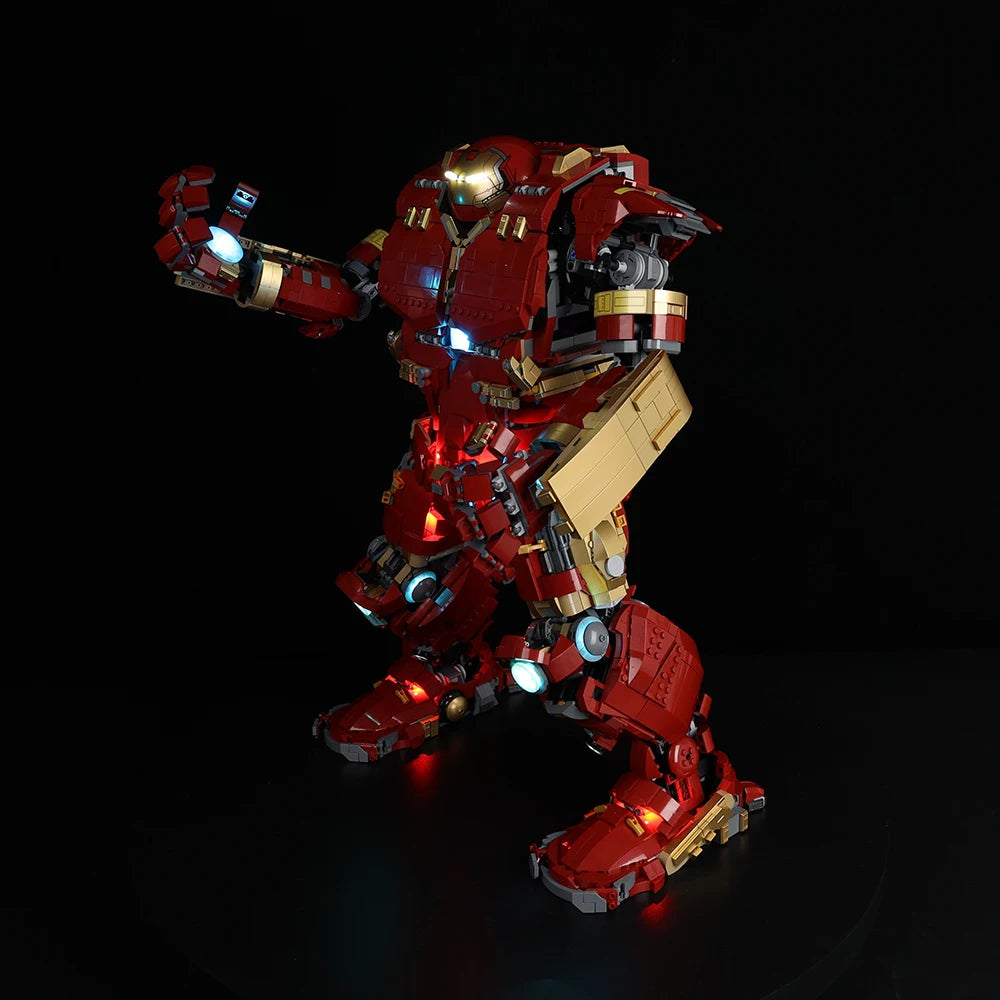 Zestaw podświetlenia LED do LEGO Hulkbuster 76210 – kompletne oświetlenie