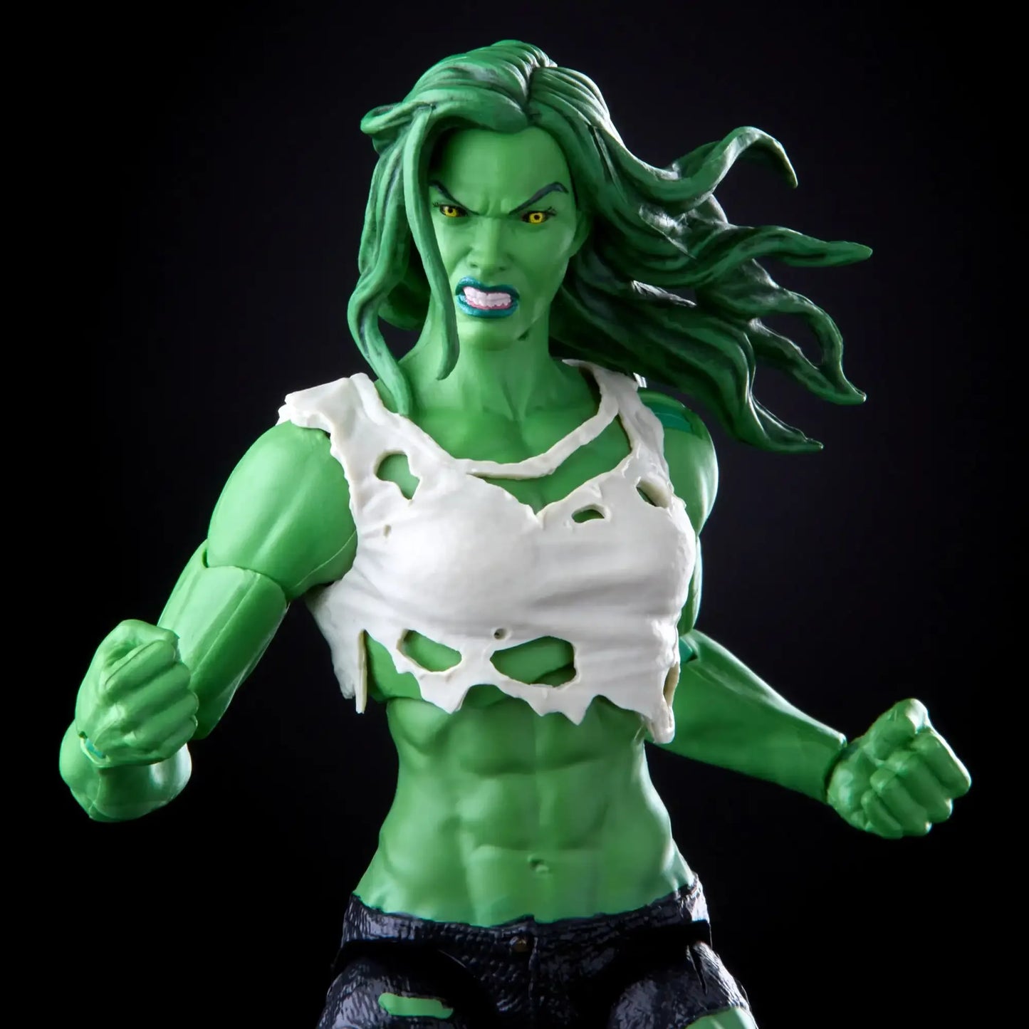 Ruchoma figurka She-Hulk Marvel Legends — z dwiema głowami, 15 cm