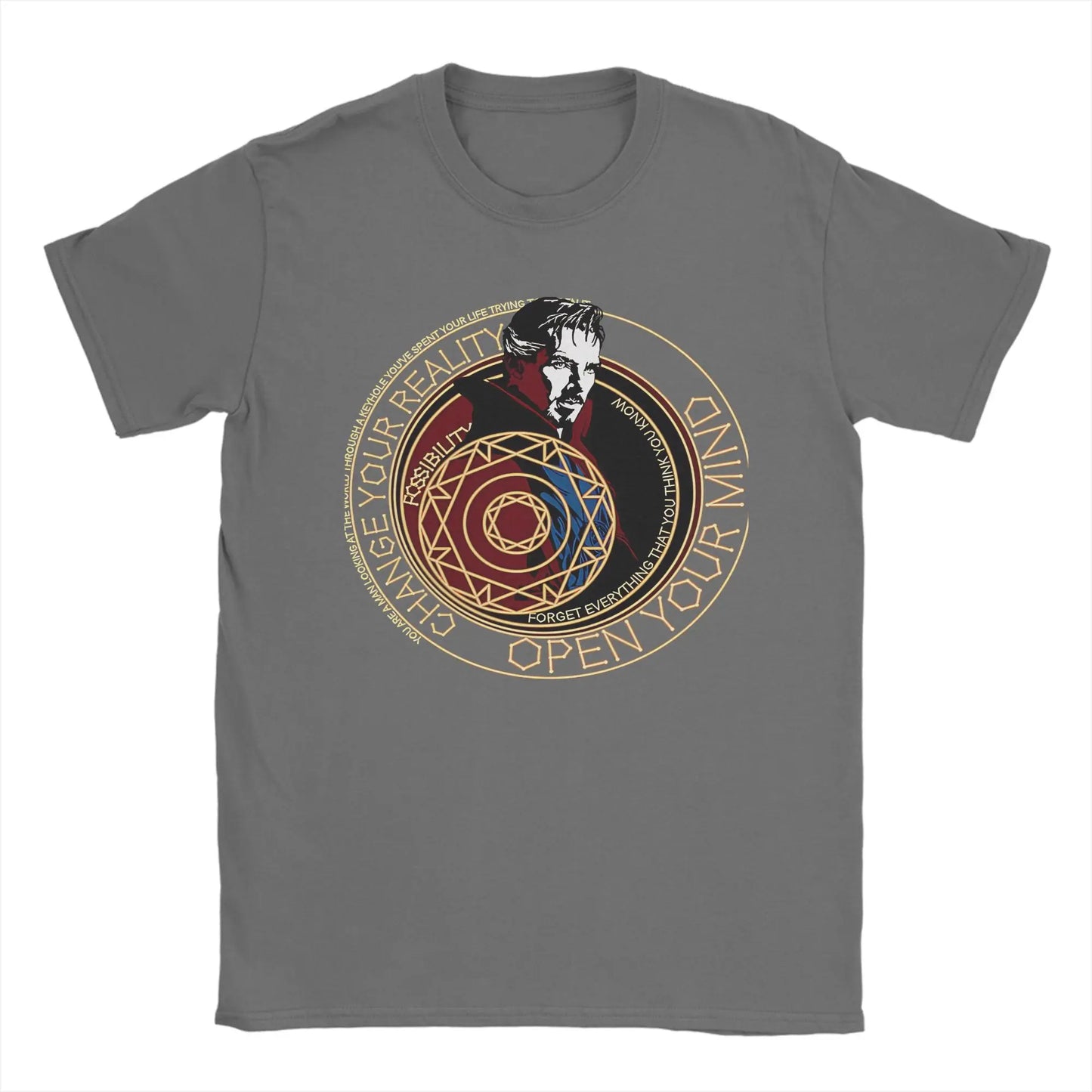 T-shirt Doctor Strange – mistyczny krąg „Change Your Reality”, męski