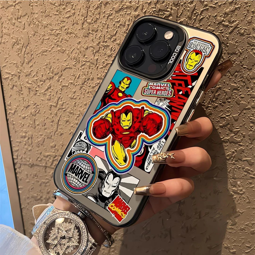 Etui na telefon Iron Man – retrokomiksowy design