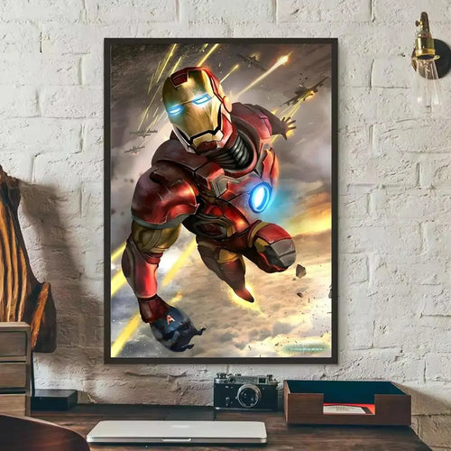 Naklejka Iron Man – nocna sylwetka