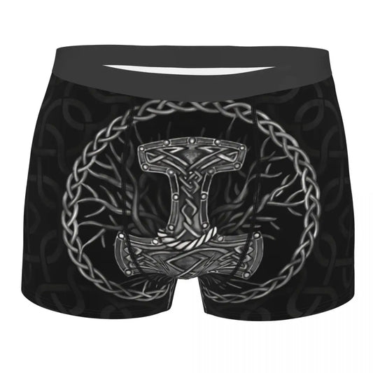 Bokserki Thor – młot Mjolnir i celtyckie drzewo życia
