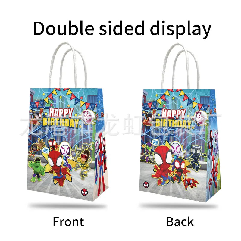 Papierowa torba prezentowa Spider-Man Team - urodzinowa
