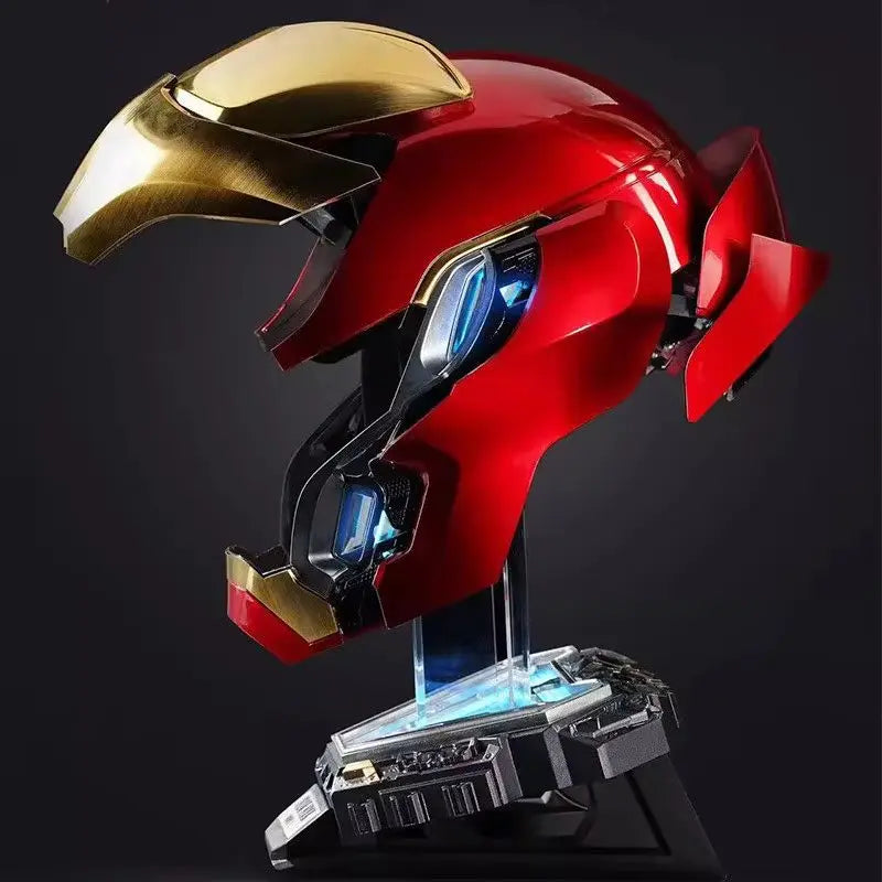 Kask Iron Man Avengers – zautomatyzowany cosplayowy MK50 w kolorze czerwono-złotym