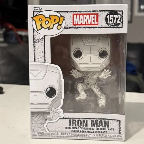 Figurka Funko Pop Avengers Iron Man – biały szkic #1572