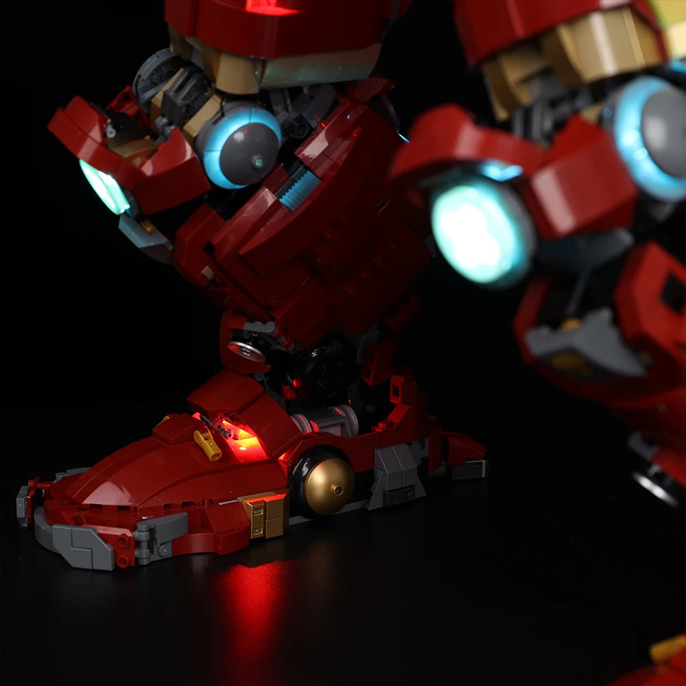 Zestaw podświetlenia LED do LEGO Hulkbuster 76210 – kompletne oświetlenie