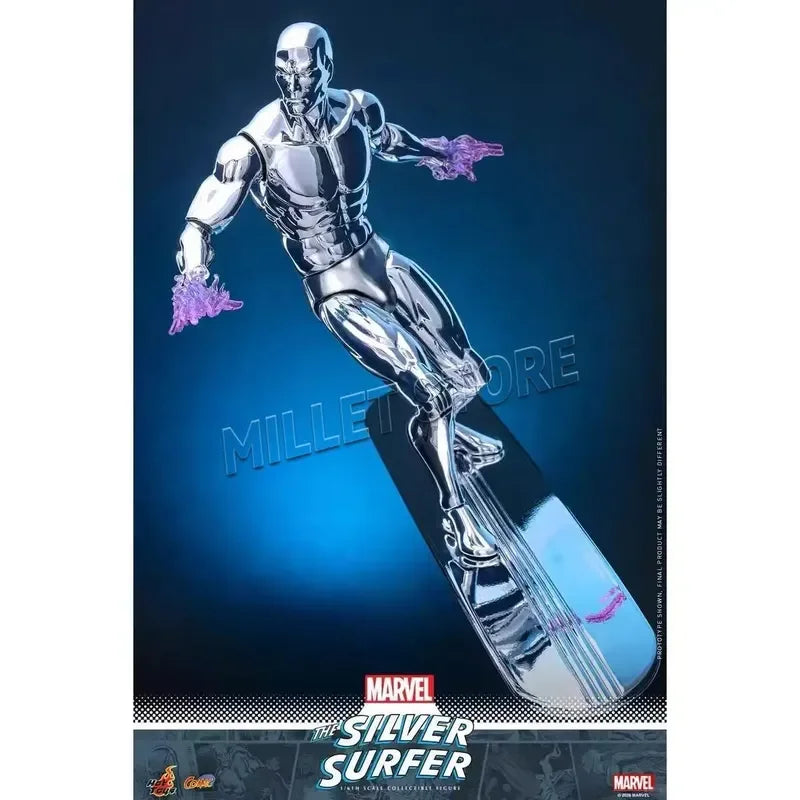 Figurka Hot Toys Silver Surfer – 1/6 Marvel Fantastic Four z deską