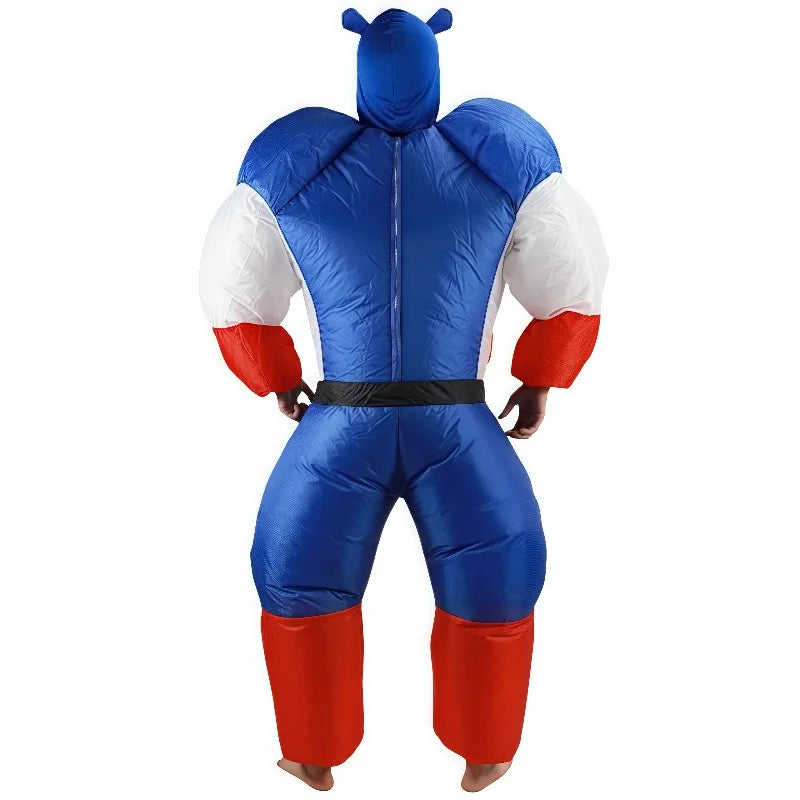 Nadmuchiwany kostium Avengers Kapitan Ameryka