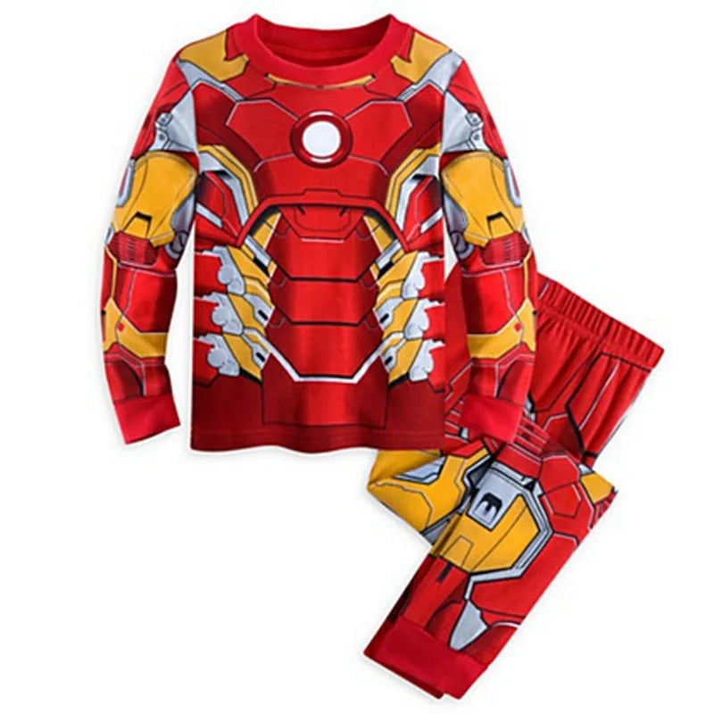 Piżama dziecięca Avengers Iron Man – czerwono-złoty reaktor