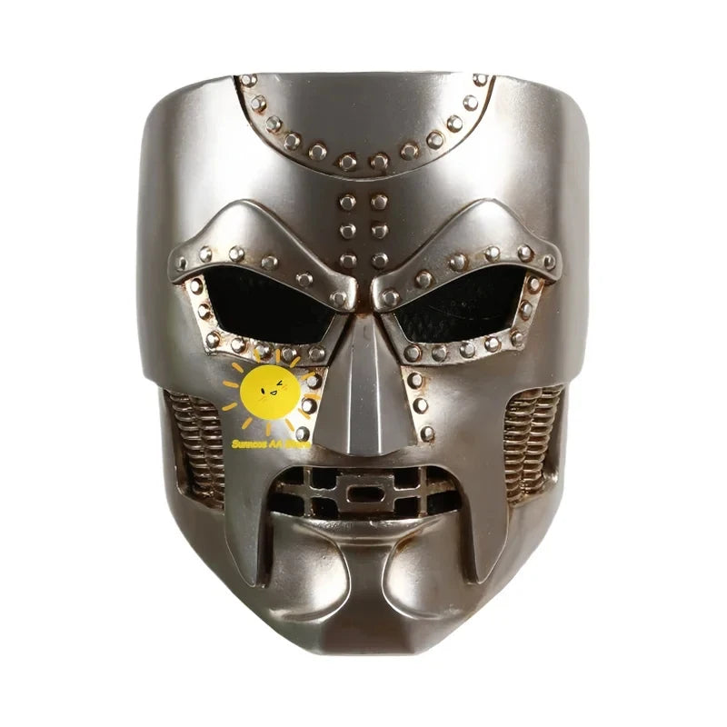 Kostium cosplay Doctor Doom — maska i zielony kombinezon