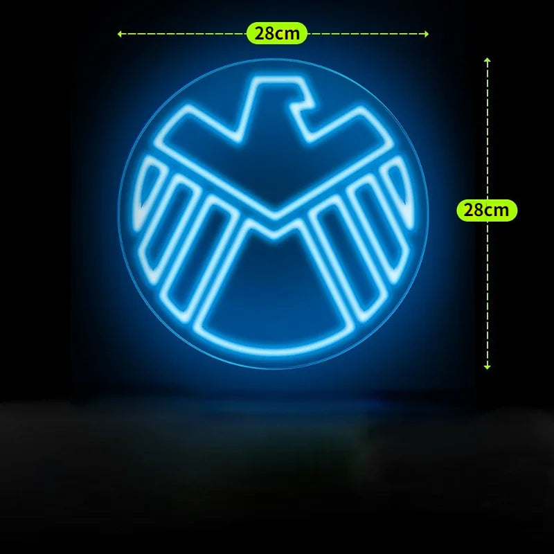 Neon LED Avengers S.H.I.E.L.D. – logo orła