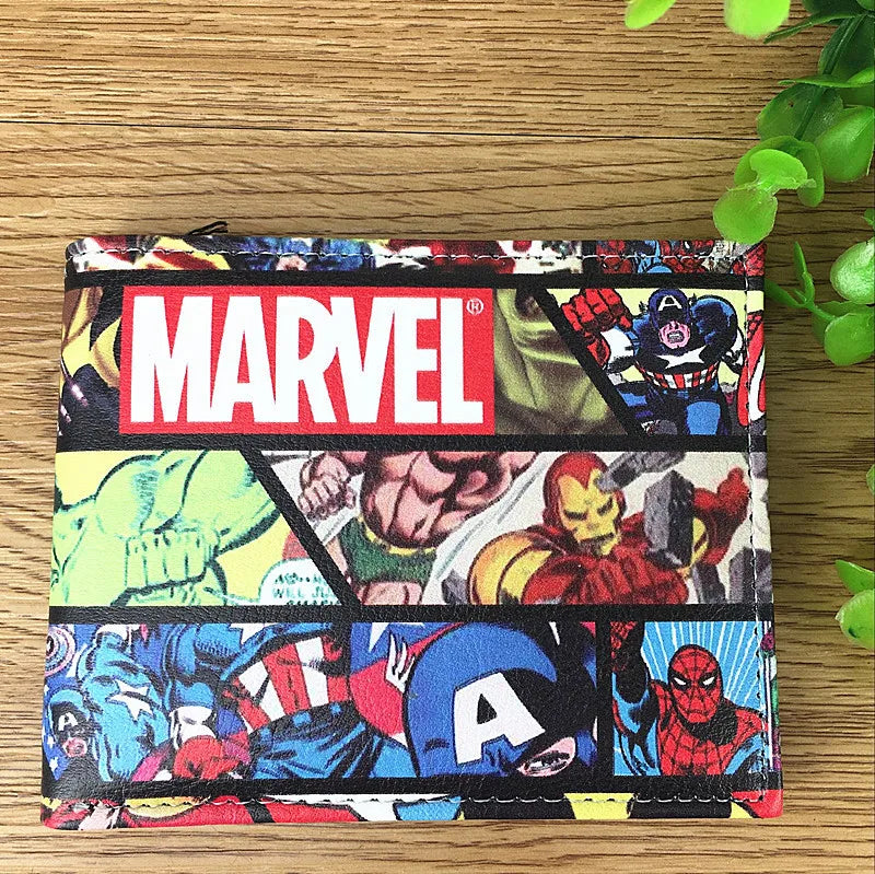 Portmonetka Avengers Deadpool – czerwone logo z mieczem