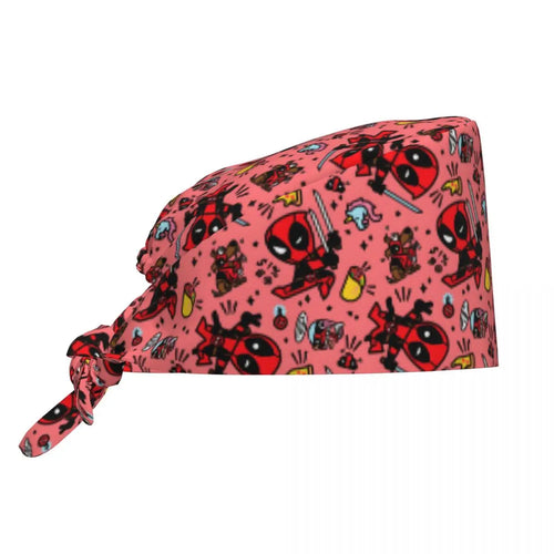 Bandana Deadpool – różowa w stylu chibi