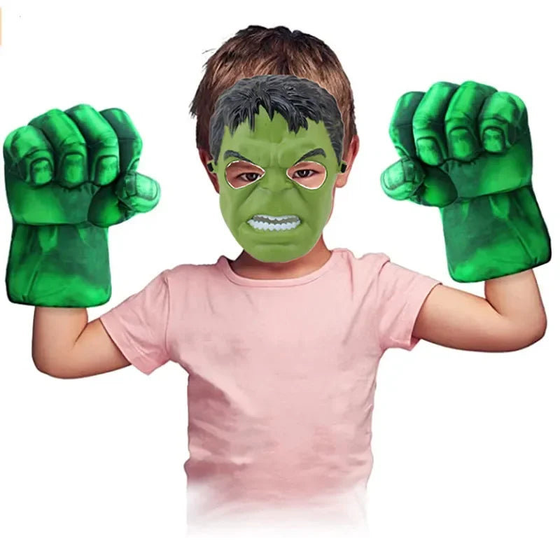 Rękawice bojowe Avengers Hulk dla dzieci – maska i pięści