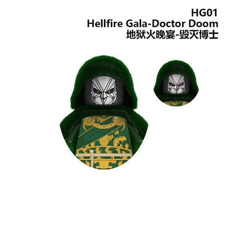 Figurka Doctor Doom – zielono-złota kreacja Hellfire Gala