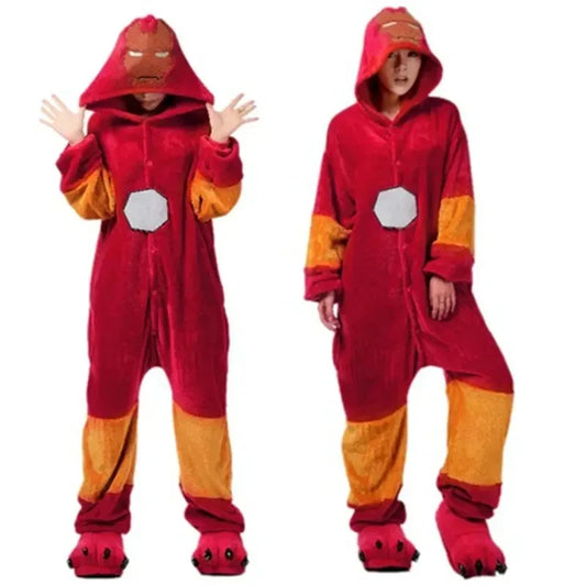 Piżama Iron Man – kombinezon kigurumi z kapturem