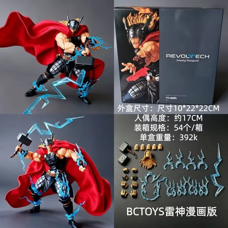 Figurka Thor Revoltech Yamaguchi — ruchoma, w stylu komiksowym, BC Toys
