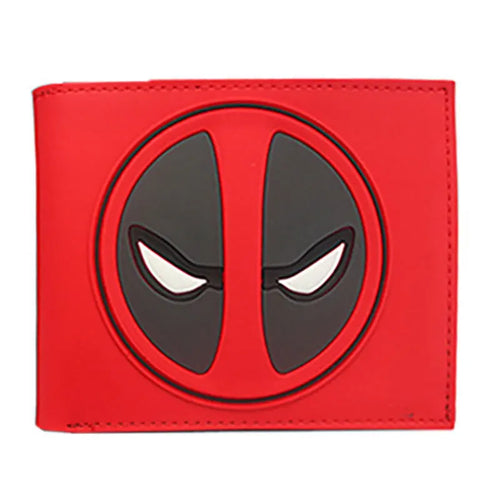 Portfel Avengers Deadpool – czarne logo na czerwonym tle