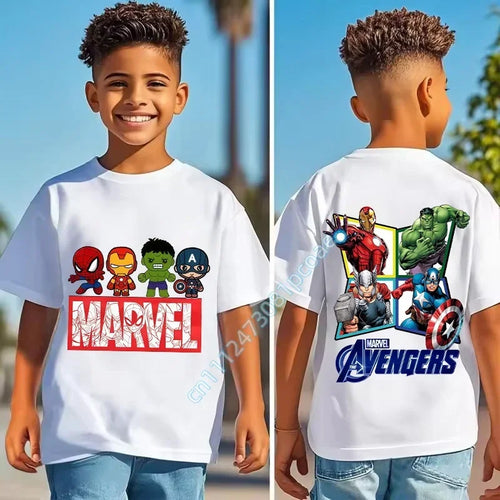 Koszulka dziecięca Marvel Avengers – logo w stylu okna Windows