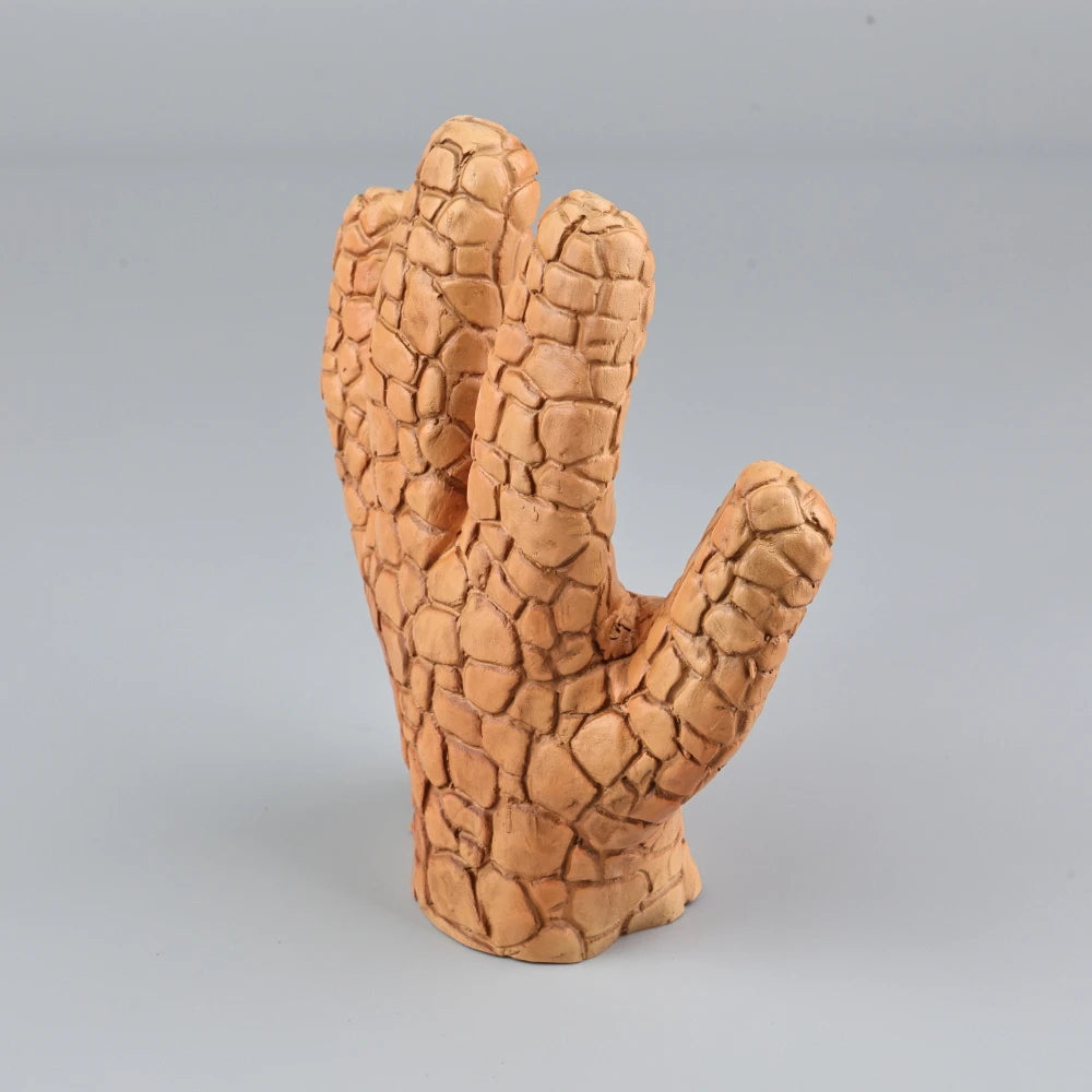 Maska i rękawice The Thing – cosplay Fantastic Four, lateks, dla dorosłych