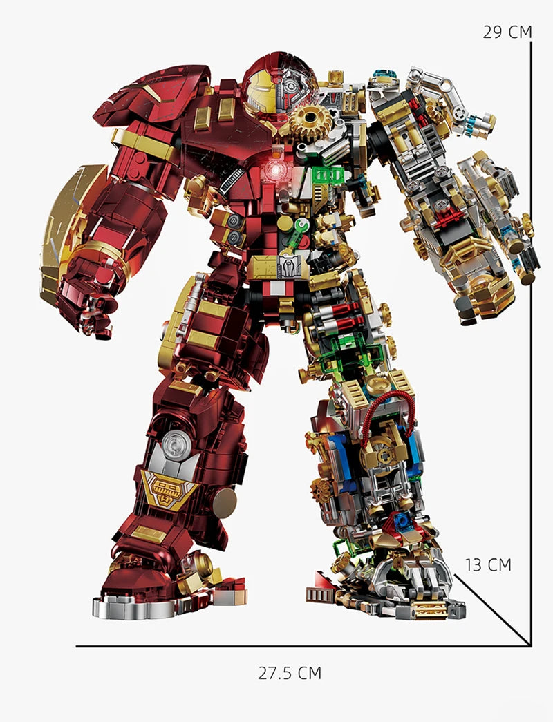 Figurka z klocków Avengers Iron Man Buster – zestaw konstrukcyjny, 2776 elementów
