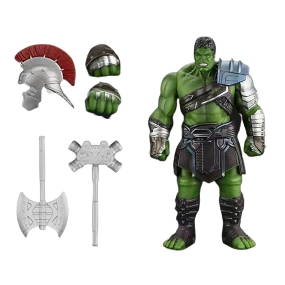 Figurka Avengers Thor: Ragnarok – ruchoma, z młotem i toporem, 30 cm