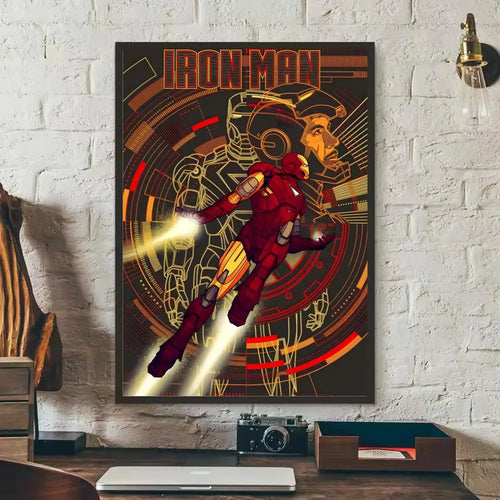 Naklejka Iron Man – heroiczna poza