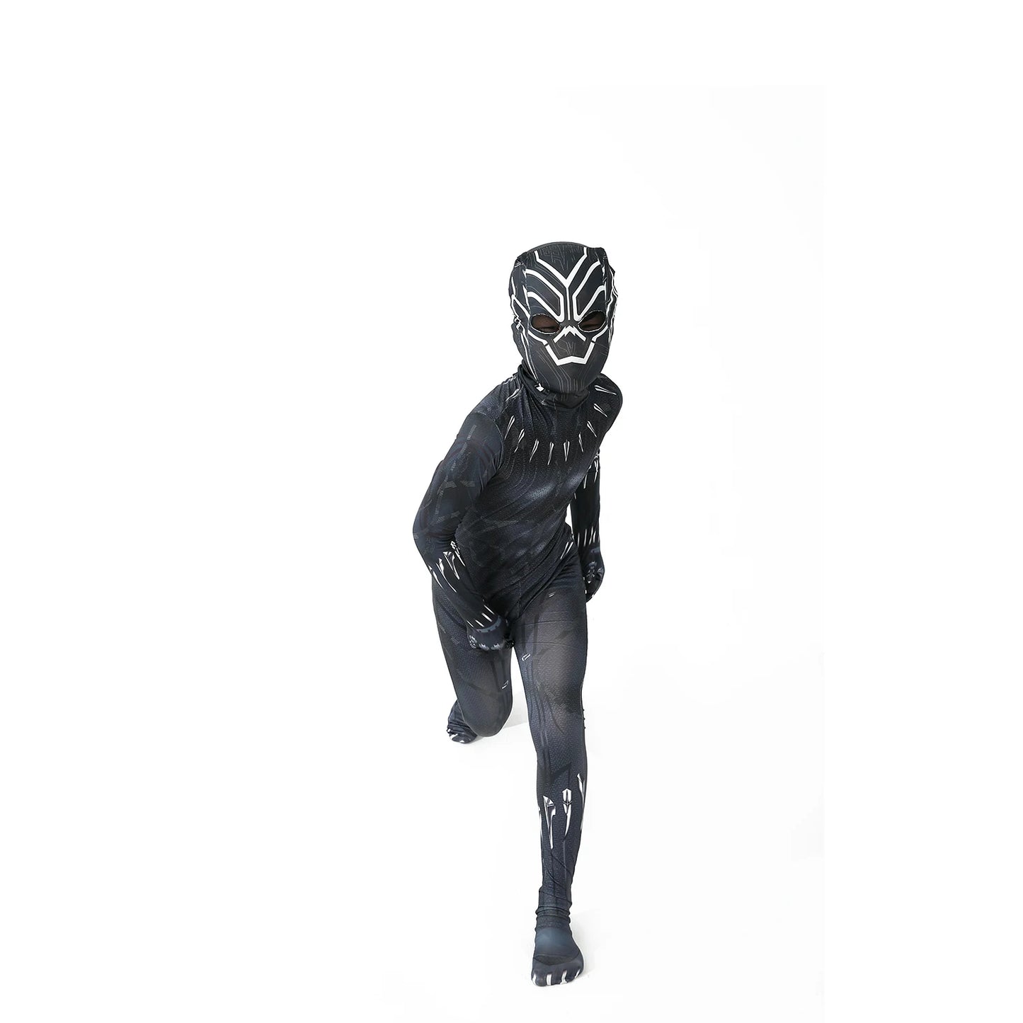 Strój Black Panther – pełny kombinezon z maską