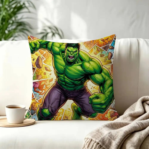 Poszewka na poduszkę Hulk – kolorowa komiksowa eksplozja