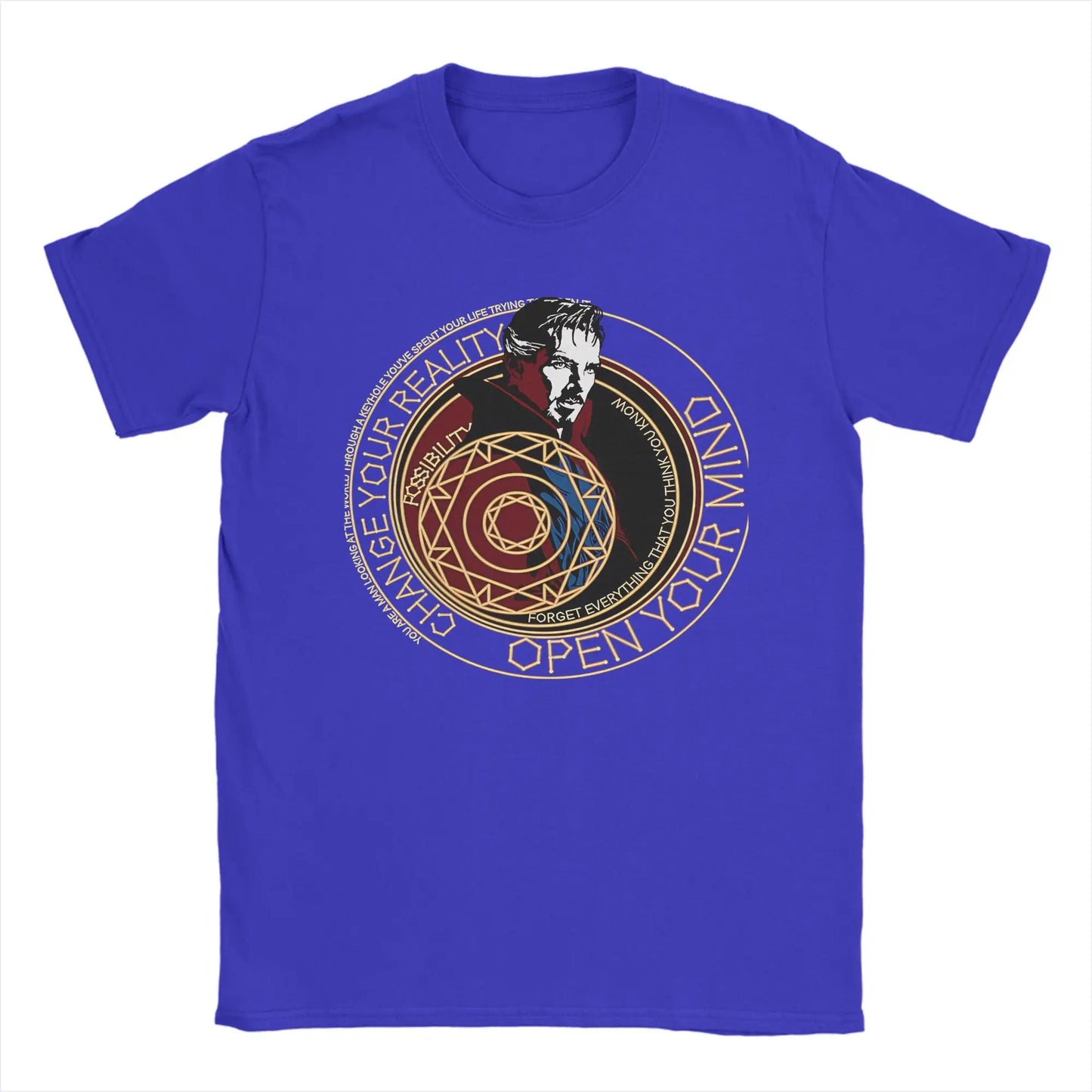 T-shirt Doctor Strange – mistyczny krąg „Change Your Reality”, męski