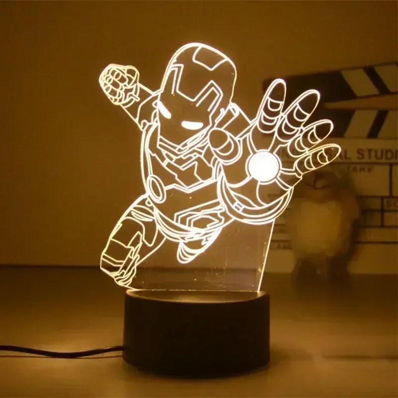 Lampa LED Avengers Iron Man – lot, 3D 18cm