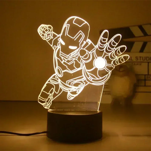 Lampa LED Avengers Iron Man – lot, 3D 18cm