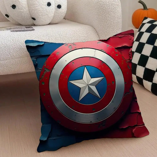 Poszewka na poduszkę Captain America – szarża z tarczą
