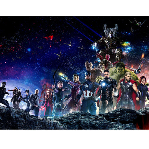 Plakat Avengers Infinity War – zgromadzenie bohaterów