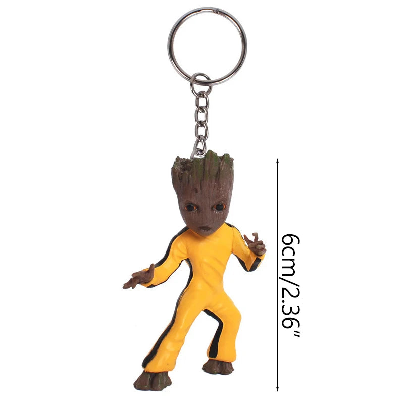 Brelok Baby Groot, figurka 3D - różne kostiumy, kolekcja