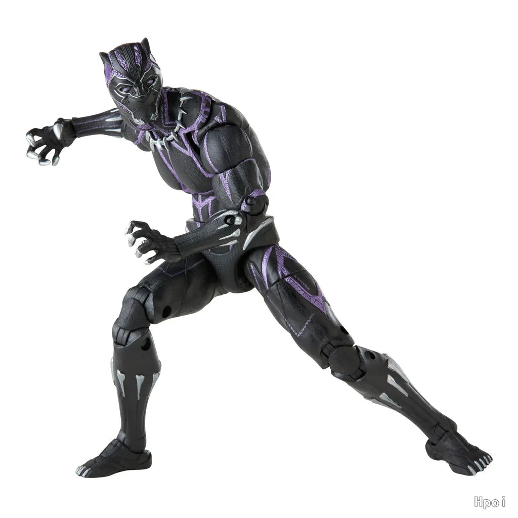 Ruchoma figurka Hasbro Marvel Legends Black Panther - czarno-fioletowy kostium
