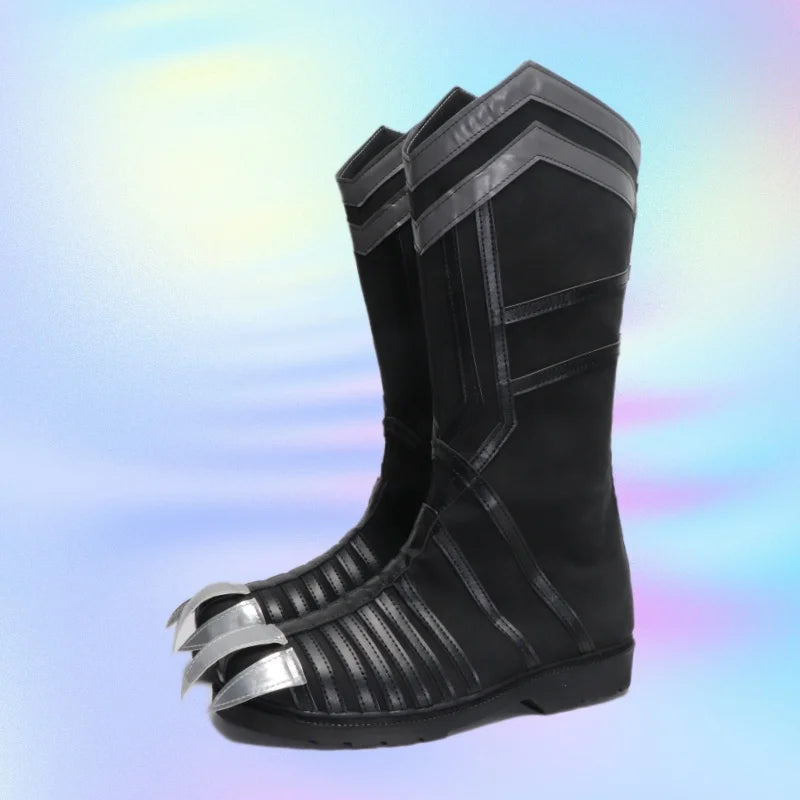 Buty Black Panther – czarne buty z pazurami