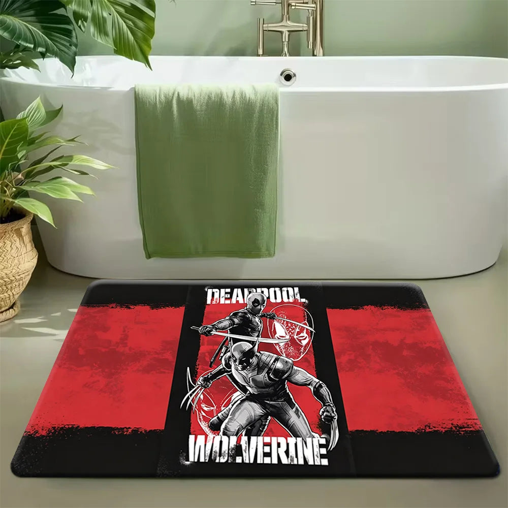 Mata Marvel Deadpool i Wolverine – wzór duetu w intensywnej czerwieni