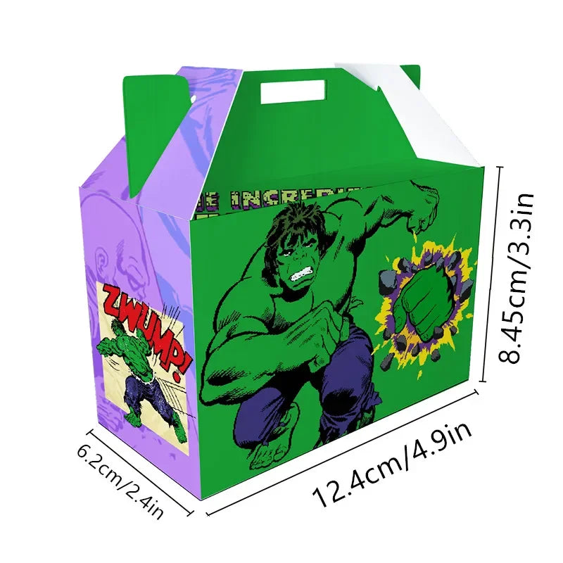 Zestaw urodzinowy Hulk – talerze, kubki, sztućce i dekoracje