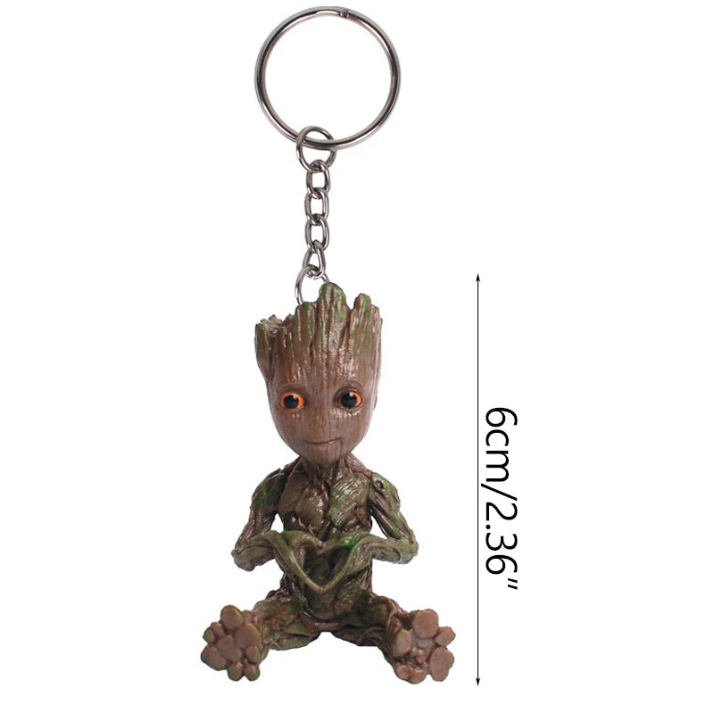 Brelok Baby Groot, figurka 3D - różne kostiumy, kolekcja